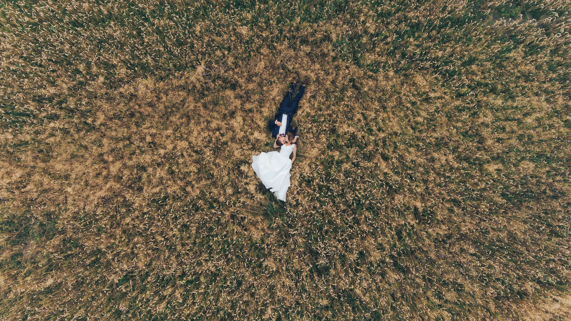 Romantic Couple Walks